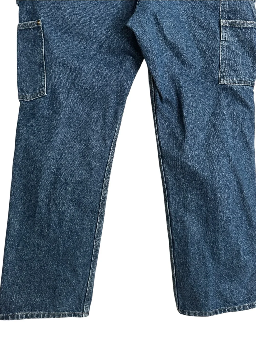 CARHARTT B07 Double Knee Logger Jeans 36x30 Relaxed Fit Workwear Carpenter Denim
